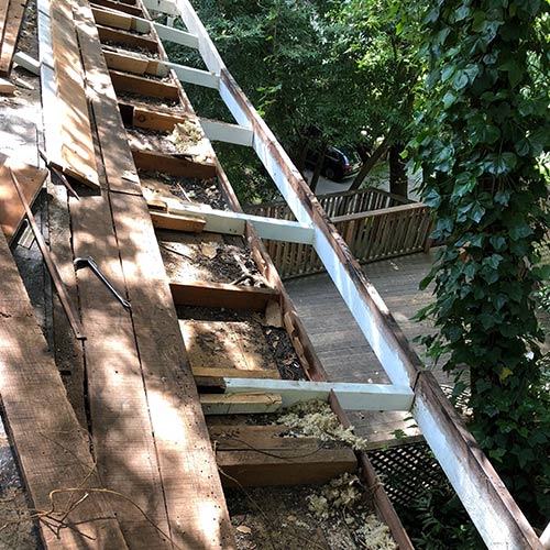 Wooden Roof Installation and Repair